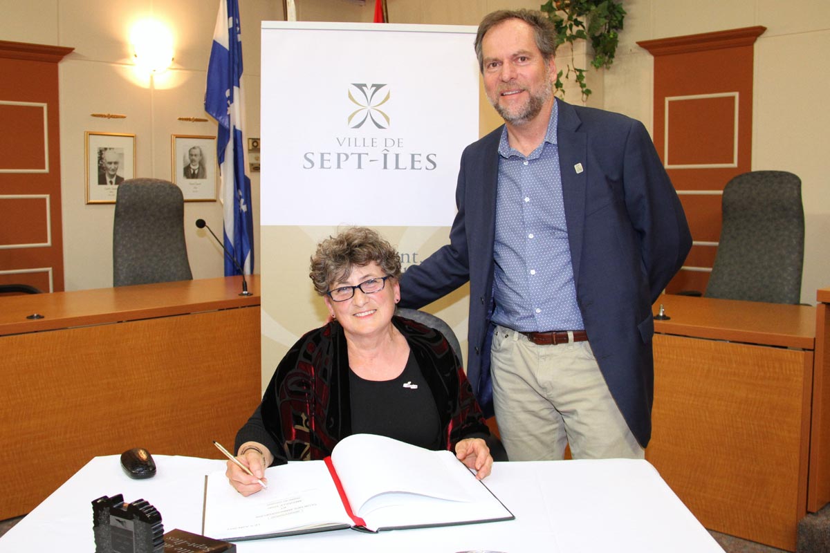 Nomination de Michelle Lefort au Club des ambassadeurs de Sept-Îles